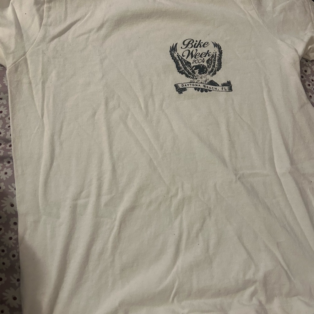 Bike Week Graphic Tee - Cream